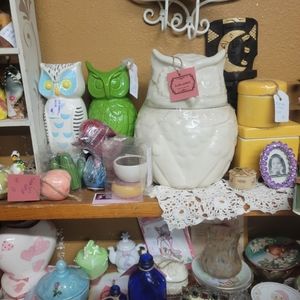 Owl cookie jar